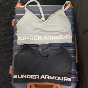 Under Armour Sports Bras - Black and Light Gray